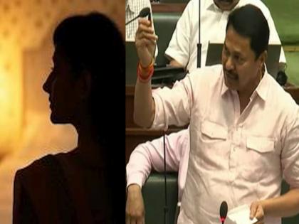 Maharashtra Hone trap Scandal: Mantralaya, Thane and Nashik became the hub of 'honey trap'; Nana Patole showed pen drive in the Assembly | मंत्रालय, ठाणे अन् नाशिक बनले ‘हनी ट्रॅप’चे केंद्र; पटोलेंनी विधानसभेत पेनड्राइव्ह दाखविला