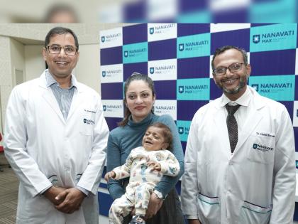 Successful liver transplant at nine months of age aunt donates part of liver | नऊ महिन्यांच्या वायूवर यशस्वी यकृत प्रत्यारोपण