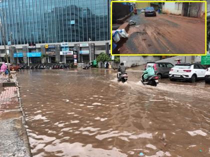 due to heavy rain lashed the goa state many people suffered | राज्यात पावसाने झोडपले, पणजी चिखलमय; विद्यार्थी पालकांना फटका