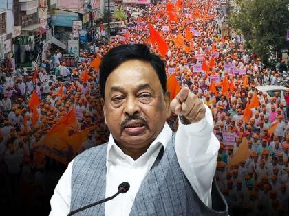 Narayan Rane's sensational allegation is that those who could not give reservation even after serving as Chief Minister for many years... | अनेक वर्षे मुख्यमंत्रिपदावर राहूनही जे आरक्षण देऊ शकले नाहीत, तेच आज...’ नारायण राणेंचा आरोप