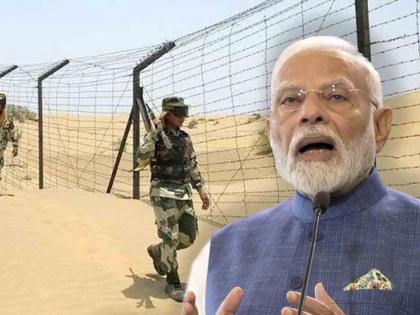 2280 km long road network will be woven along the border of Pakistan, Modi government's big decision | पाकिस्तानच्या सीमेलगत विणणार २२८० किमी लांब रस्त्यांचं जाळं, मोदी सरकारचा मोठा निर्णय