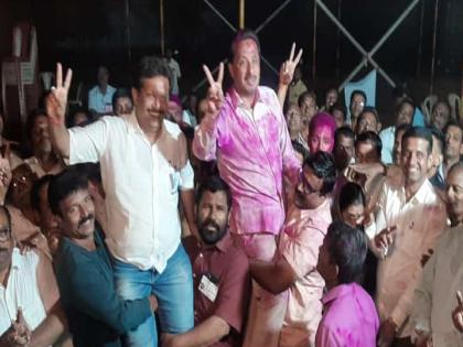 Victory of former MLA Chandradeep Narke in Kumbi Kasari cooperative sugar factory election | Kolhapur News: ‘कुंभी’त सत्तेचा चौथ्यांदा ‘चंद्रदीप’, सर्व २३ जागांवर दणदणीत विजय