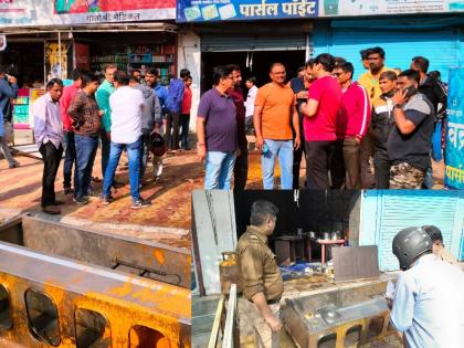 Explosion due to gas leak at parcel point shop in Indiranagar; Two people were seriously injured | इंदिरानगरमध्ये पार्सल पॉइंट दुकानात गॅस गळतीमुळे स्फोट; दोन जण गंभीर जखमी