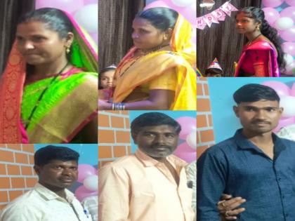 7 killed in Alto car and two-wheeler accident on Wani-Nashik road at midnight | मुलाचा वाढदिवस करून घरी परतणाऱ्यांवर काळाचा घाला; नाशिक इथं अपघातात ७ नातेवाईकांचा मृत्यू 7 killed in Alto car and two-wheeler accident on Wani-Nashik road at midnight | मुलाचा वाढदिवस करून घरी परतणाऱ्यांवर काळाचा घाला; नाशिक इथं अपघातात ७ नातेवाईकांचा मृत्यू