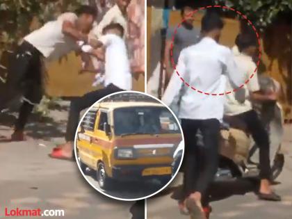 भररस्त्यात स्कूटीवरून पाठलाग करत वार; विद्यार्थिनींना उडवले अन् स्कूल व्हॅनला धडकले, नाशकात तरुणांचा हैदोस