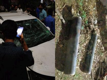 Three Oxygen cylinders Blast exploded while driving in Nashik, another cylinder went up in the air | Horrible: नाशिकमध्ये वाहतूक करताना तीन सिलिंडरचा स्फोट, अन्य सिलिंडर हवेत उडाले