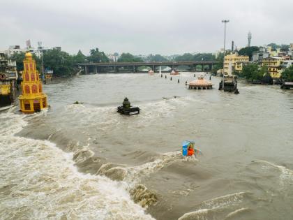 nashik the intensity of rain subsided the discharge from the dam also decreased | नाशिकमध्ये पावसाचा जोर ओसरला, धरणातून विसर्गही घटला