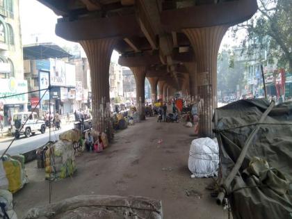 There is no sound of vegetables in the city today | शहरात आज भाजीवाल्याचा आवाज गुंजलाच नाही