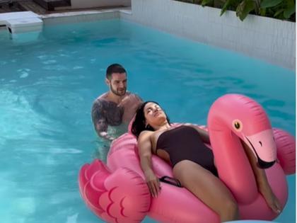 Forgetting Hardik, Natasa Stankovic found a new partner, had fun in the swimming pool  | हार्दिकला विसरून नताशाने शोधला नवा जोडीदार? स्वीमिंग पूलमध्ये केली मौजमजा 