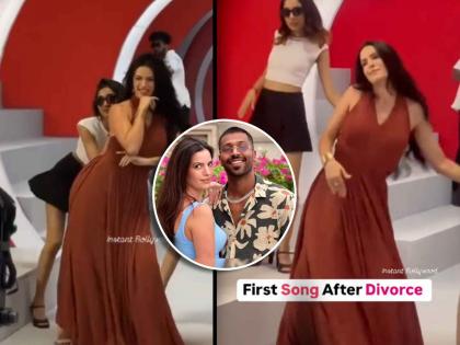 natasa stankovic back to work after divorce with hardik pandya shooting set video viral | हार्दिक पांड्याशी घटस्फोटानंतर नताशाचं जबरदस्त कमबॅक, शूटिंग सेटवरील व्हिडिओ समोर