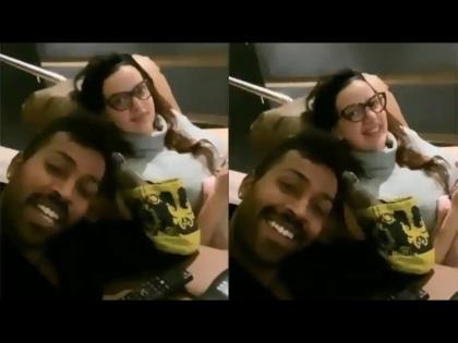 Hardik pandya and Natasa stankovich post a funny video, Watch video svg | लॉकडाऊनमध्ये हार्दिक-नताशाचं चाललंय काय? पाहा व्हिडीओ...