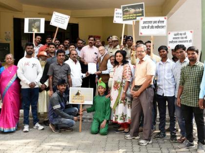 To protect the bird sanctuary, the main forest guards; Nature club demand to stop fishing | पक्षी अभयारण्य वाचविण्यासाठी वनसंरक्षकांना घेराव ; मासेमारी थांबविण्याची नेचर क्लबची मागणी