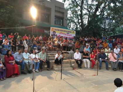 Diversity of the topics of dramatization and the enthusiasm of the children are an amazing gift for me! '- Ratnakar Matkari | नाट्यजल्लोषमधील विषयांची विविधता आणि मुलांचा सळसळता उत्साह हीच माझ्यासाठी अपूर्व भेट! ’- रत्नाकर मतकरी  