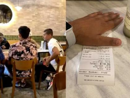 An Indian fan pays the bill worth INR 6683 for Rohit Sharma, Rishabh Pant, Saini and Shubman Gill   | रोहित शर्मा, रिषभ पंत आदींचे मेलबर्न रेस्टॉरंटमधील ६,६८३ रुपयांचे बिल चाहत्याने भरले!