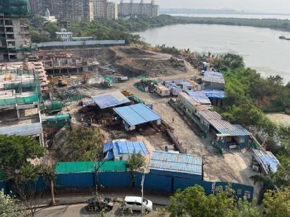 The inspection of the construction site on the wetland was stopped due to the lack of presence of the complainant! | तक्रारदाराच्या उपस्थिती अभावी पाणथळवरील बांधकाम साईटची पाहणी रखडली!