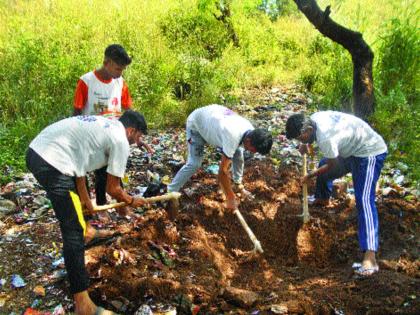 NSS 'Prakash' falls in Pali | पाली येथे पडला एनएसएसचा ‘प्रकाश’