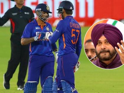 IND vs WI, 1st ODI : Suryakumar Yadav became the first Indian to score five 30+ scores in first five ODI innings, break Navjot Sidhu record | Suryakumar Yadav, IND vs WI, 1st ODI : सूर्यकुमार यादवने ३४ धावा करून नवज्योतसिंग सिद्धूला दिला धक्का; असा पराक्रम करणारा ठरला पहिला भारतीय 