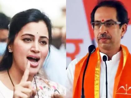 mp navneet rana slams shiv sena and cm uddhav thackeray over to chanting hanuman chalisa at matoshree | Navneet Rana: “बाळासाहेबांच्या पुण्याईवर उद्धव ठाकरे मुख्यमंत्री, शिवसेनेची स्थिती गोव्याप्रमाणे होईल”: राणा