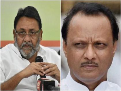 Nawab Malik: Conspiracy to get Ajit Pawar's name by confiscating another's property, Nawab Malik accused of Income Tax department's action | Nawab Malik : दुसऱ्याची मालमत्ता जप्त करुन अजित पवारांचे नाव गोवण्याचे कारस्थान, नवाब मलिकांचा आयकर विभागाच्या कारवाईवर आरोप