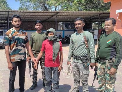 Chhattisgarh naxalist arrested by Gadchiroli police | छत्तीसगडच्या नक्षलवाद्यास गडचिरोली पोलिसांकडून अटक