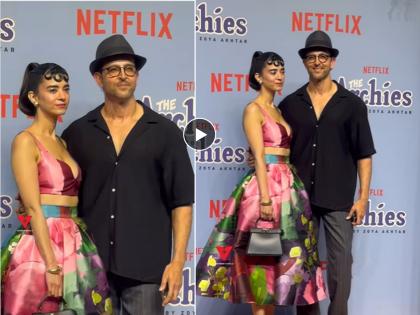 Hrithik Roshan's girlfriend Saba Azad trolled by netizens | 'जलेबीसारखी हेअर स्टाइल...'; हृतिक रोशनची गर्लफ्रेंड सबा आझादला नेटकऱ्यांनी केलं ट्रोल