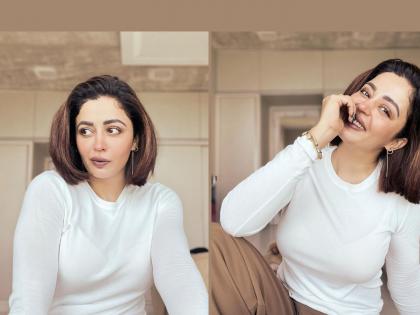 नेहा पेंडसेच्या नव्या लूकला मिळतेय चाहत्यांची पसंती, फोटोवरून हटणार नाही तुमची नजर!