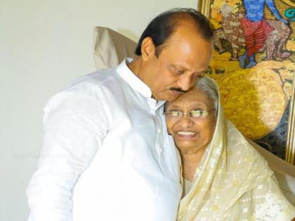 Maharashtra Assembly Election 2024: "Mere paas maa hai!", Ajit Pawar tweeted a picture with his mother on Happy Diwali | "मेरे पास माँ है!’’, अजित पवार यांच्याकडून आईसोबतचा फोटो ट्विट करत दिवाळीच्या शुभेच्छा