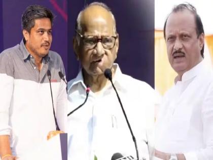 Sharad Pawar's 'Young Brigade' to support Ajit Pawar; Grandfather pitted grandson against nephew | अजित पवारांना शह देण्यासाठी शरद पवारांची 'यंग ब्रिगेड'; पुतण्याविरोधात उतरविले नातवास