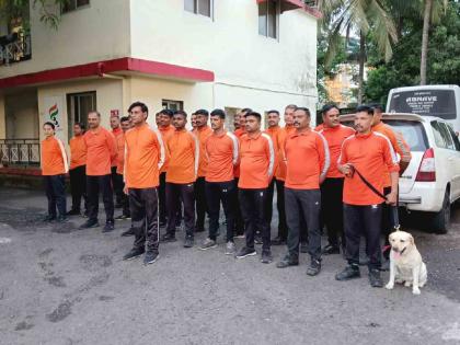 NDRF contingent entered in Chiplun | चिपळूणात एनडीआरएफची तुकडी दाखल; पावसाळ्यात मदतकार्य राबविण्यासाठीची प्रशासनाकडून तयारी सुरु