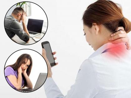 लॅपटॉप, मोबाइलच्या वाढत्या वापरामुळे मानदुखीच्या तक्रारी; वेळीच उपचार घ्या अन्यथा...