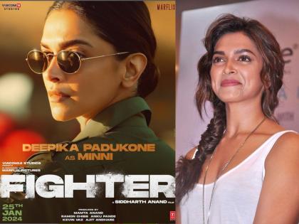 Fighter Poster: Deepika Padukone Looks Fierce As Squadron Leader Minal Rathore | 'फायटर'मधील दीपिका पादुकोणचा फर्स्ट लूक आला समोर, चित्रपटात साकारणार 'ही' भूमिका