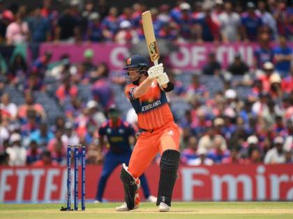 T20 World Cup 2024, NEP vs NED : Max ODowd steers the Netherlands to a 6 wickets win with his calm 54* off 48 balls. | कर्णधाराने कॅच सोडली, नेपाळने मॅच गमावली! नेदरलँड्सचा रोमहर्षक विजय, मॅक्स ओ'डोडचा तडाखा