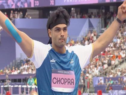 Paris Olympic 2024 updates in marathi Neeraj Chopra Qualified for Finals with first Attempt of 89.34m Throw at Qualification event  | Paris Olympic 2024 : भारताचा 'गोल्डन बॉय' नीरज चोप्रा पुन्हा एकदा ऑलिम्पिकच्या फायनलमध्ये