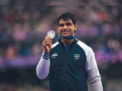 Neeraj Chopra said, I would like to apologise to everyone, our national anthem was not played on the podium | Paris Olympic 2024 : 'गोल्ड' हुकले पण मनं जिंकली! नीरज चोप्राने तमाम भारतीयांची का मागितली माफी?