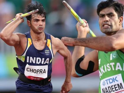 IND vs PAK Neeraj Chopra vs Arshad Nnadeem Re Match After Olympic Final Set For Tokyo World Athletics Championships 2025 | नीरज चोप्राकडे पाक ऑलिम्पिक चॅम्पियन अरशद नदीमचा हिशोब चुकता करण्याची संधी, पण... IND vs PAK Neeraj Chopra vs Arshad Nnadeem Re Match After Olympic Final Set For Tokyo World Athletics Championships 2025 | नीरज चोप्राकडे पाक ऑलिम्पिक चॅम्पियन अरशद नदीमचा हिशोब चुकता करण्याची संधी, पण...