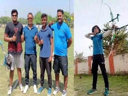 UP Archer Neeraj Chauhan makes it to India’s Asian Games 2022 team | Neeraj Chauhan: भारताला मिळाला अजून एक 'नीरज'; रस्त्यावर भाजी विकणारा तरुण करणार भारताचे प्रतिनिधित्व