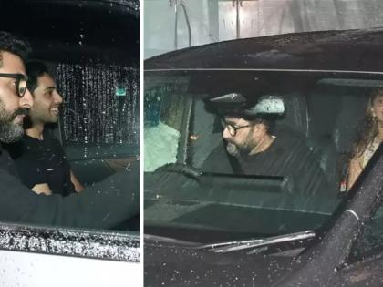 Abhishek Bachchan spotted with Agastya Nanda and Suhana Khan | बिग बींचा नातू होणार शाहरुखचा जावई, श्वेता बच्चननं लेकाच्या निवडीला हिरवा कंदील दिल्याची चर्चा