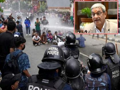 Gen-Z protests in Nepal 19 people die Home Minister Ramesh Lekhak resigns taking moral responsibility; Now pressure on PM Oli | नेपाळमध्ये Gen-Z आंदोलन, 19 जणांचा मृत्यू, नैतिक जबाबदारी घेत गृहमंत्र्यांचा राजीनामा; आता PM ओलींवर दबाव! Gen-Z protests in Nepal 19 people die Home Minister Ramesh Lekhak resigns taking moral responsibility; Now pressure on PM Oli | नेपाळमध्ये Gen-Z आंदोलन, 19 जणांचा मृत्यू, नैतिक जबाबदारी घेत गृहमंत्र्यांचा राजीनामा; आता PM ओलींवर दबाव!