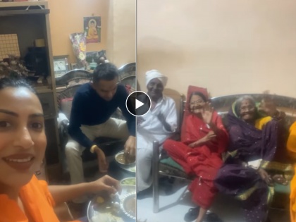 A special video has been shared by Kranti Redkar on social media | अस्से सासर सुरेख बाई! क्रांतीचं सासरच्या मंडळींवर खास प्रेम; शेअर केला व्हिडीओ