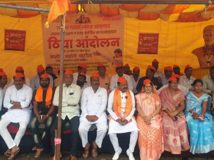 Growing support for the movement of the entire Maratha community, the second day of the movement in Khamgaon | सकल मराठा समाजाच्या आंदोलनाला वाढता पाठिंबा, खामगावात ठिय्या आंदोलनाचा दुसरा दिवस