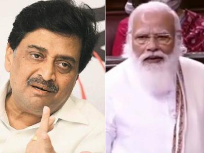 ashok Chavan objection to Prime Minister Narendra Modi andolan jivi word | पंतप्रधान नरेंद्र मोदींच्या 'त्या' शब्दावर अशोक चव्हाणांचा आक्षेप, व्यक्त केला संताप