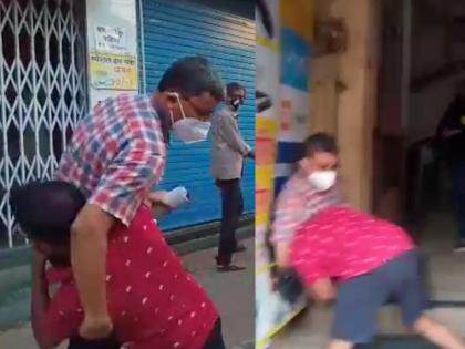 Virar doctor was beaten by relatives of a patient | धक्कादायक! विरारमध्ये रुग्णाच्या नातेवाईकांकडून डॉक्टरला भर रस्त्यात मारहाण, गुन्हा दाखल