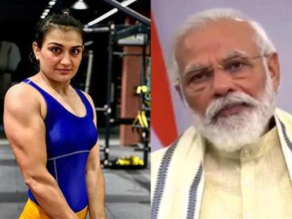 Saweety Boora boxer won a bronze medal and appeal pm nadendra modi consider the demands of the farmers | महिला बॉक्सरनं कांस्य पदक जिंकलं आणि म्हटलं "मोदीजी आता शेतकऱ्यांच्या मागण्यांचा विचार करा"