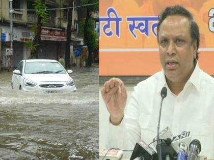 Mumbai Rains bjp mla ashish shelar slams shivsena over water logging in mumbai city | Mumbai Rains: 'सत्ताधीशांचा वसुलीचा नादच खुळा, नेमेची येतो पावसाळा अन् ५ वर्षात १ हजार कोटींचा घोटाळा'