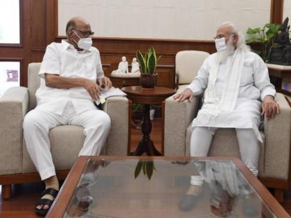 pm modi and ncp chief sharad pawar discussed banking act and rules says nawab malok | पंतप्रधान मोदी-शरद पवारांच्या भेटीत काय चर्चा झाली?; राष्ट्रवादीनं दिली महत्त्वाची माहिती