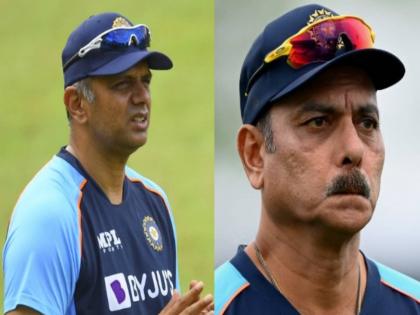 ravi Shastri to step down after T20 World Cup rahul dravid might be new coach | टी २० विश्व चषकानंतर शास्त्री गुरुजी होणार पायउतार; राहुल द्रविड बनू शकतात मुख्य प्रशिक्षक