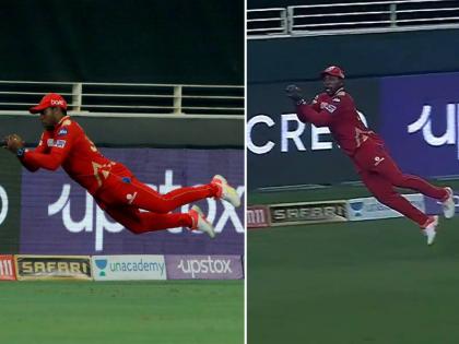 IPL 2021 rr vs pbks Fabian Allen took Fabulous catch Liam Livingstone watch video | IPL 2021, Fabian Allen: जस्ट फॅब्युलस! पंजाबच्या 'फॅबियन'नं सीमा रेषेजवळ टिपलेला अफलातून झेल एकदा पाहाच...