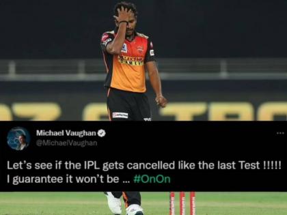 ipl 2021 lets see ipl gets cancelled like last test twitter reacts t natarajan tests covid positive | IPL 2021: कोरोनामुळे आयपीएल पुन्हा स्थगित झाली तर काय होईल? नेटिझन्सनं दिल्या भन्नाट प्रतिक्रिया...