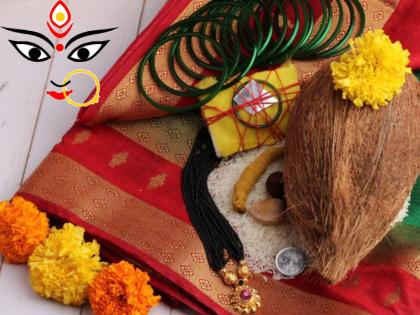 Navratri 2021: Why and how to fill Oti of Goddess on Ashtami day of Navratri? Find out! | Navratri 2021: नवरात्रीत अष्टमीच्या दिवशी देवीची ओटी का व कशी भरावी ? जाणून घ्या!