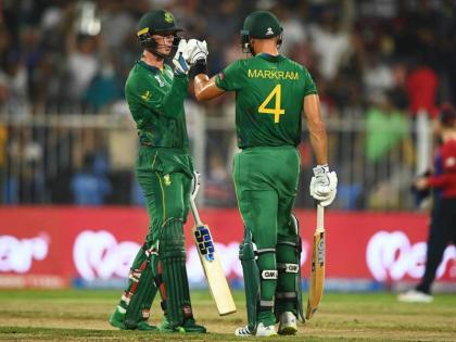 ICC T20 World Cup 2021 ENG vs SA Live updates south africa set 190 run target against england | ICC T20 World Cup 2021, ENG vs SA, Live: वान डर दुसेनचा धडाका, द.आफ्रिकेचं इंग्लंडसमोर १९० धावांचं आव्हान; ऑस्ट्रेलियाचं टेन्शन वाढलं!